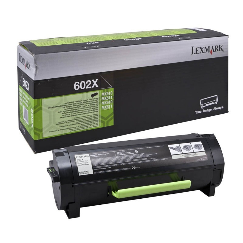 Оригинальный картридж Lexmark 60F2X00 Black Toner Cartridge (602X) 20K